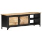 Mobile Porta TV 120x30x40 cm in Legno Massello di Mango Mobile Porta TV 120x30x40 cm in Legno Massello di Mango