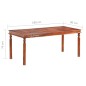 Tavolo da Pranzo 180x90x76 cm in Legno Massello di Sheesham Tavolo da Pranzo 180x90x76 cm in Legno Massello di Sheesham