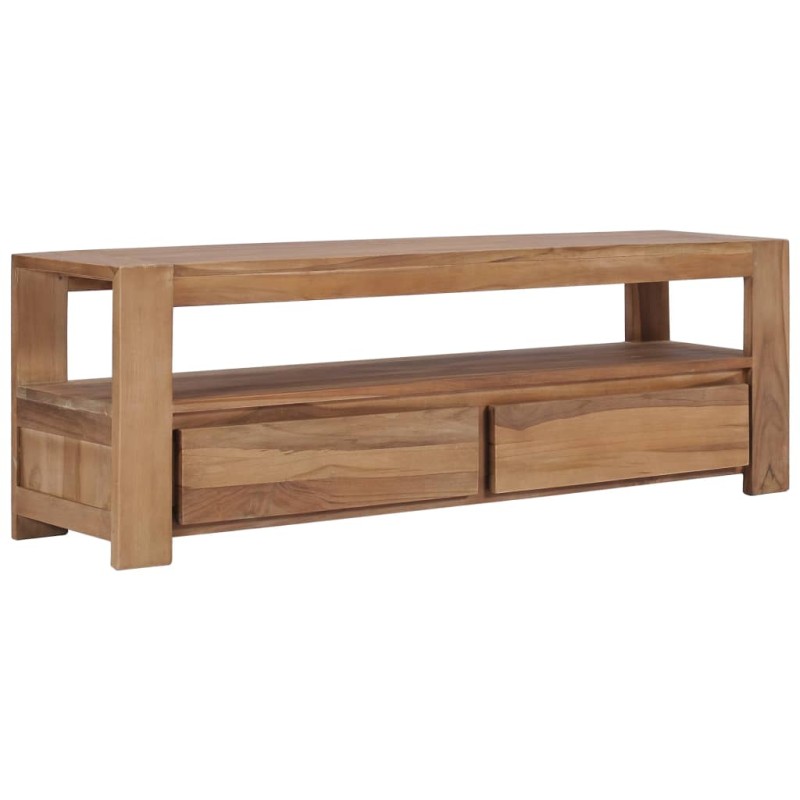 Mobile Porta TV 120x30x40 cm in Legno Massello di Teak Mobile Porta TV 120x30x40 cm in Legno Massello di Teak