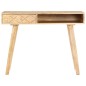 Tavolino da Trucco 100x50x76 cm in Legno Massello di Mango Tavolino da Trucco 100x50x76 cm in Legno Massello di Mango