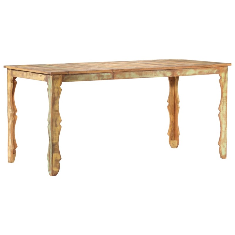 Tavolo da Pranzo 160x80x76 cm in Legno Massello di Recupero Tavolo da Pranzo 160x80x76 cm in Legno Massello di Recupero