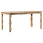 Tavolo da Pranzo 160x80x76 cm in Legno Massello di Recupero Tavolo da Pranzo 160x80x76 cm in Legno Massello di Recupero