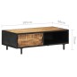 vidaXL Tavolino da Salotto 105x50x35 cm in Legno di Mango Grezzo vidaXL Tavolino da Salotto 105x50x35 cm in Legno di Mango Grezzo