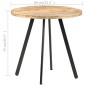 Tavolo da Pranzo 80 cm in Legno di Mango Grezzo Tavolo da Pranzo 80 cm in Legno di Mango Grezzo