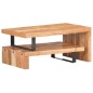 Set Tavolini da Caffè 2 pz in Legno Massello di Acacia Set Tavolini da Caffè 2 pz in Legno Massello di Acacia