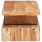 Set Tavolini da Caffè 2 pz in Legno Massello di Acacia Set Tavolini da Caffè 2 pz in Legno Massello di Acacia