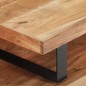Set Tavolini da Caffè 2 pz in Legno Massello di Acacia Set Tavolini da Caffè 2 pz in Legno Massello di Acacia