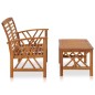 vidaXL Set Divani da Giardino 2 pz in Legno Massello di Acacia vidaXL Set Divani da Giardino 2 pz in Legno Massello di Acacia