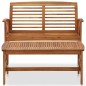 vidaXL Set Divani da Giardino 2 pz in Legno Massello di Acacia vidaXL Set Divani da Giardino 2 pz in Legno Massello di Acacia