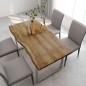 Tavolo da Pranzo 154x80x76 cm in Legno Massello di Acacia Tavolo da Pranzo 154x80x76 cm in Legno Massello di Acacia