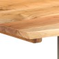 Tavolo da Pranzo 154x80x76 cm in Legno Massello di Acacia Tavolo da Pranzo 154x80x76 cm in Legno Massello di Acacia