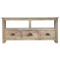 Mobile Porta TV 110x30x50 cm in Legno Massello di Mango Mobile Porta TV 110x30x50 cm in Legno Massello di Mango
