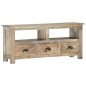 Mobile Porta TV 110x30x50 cm in Legno Massello di Mango Mobile Porta TV 110x30x50 cm in Legno Massello di Mango