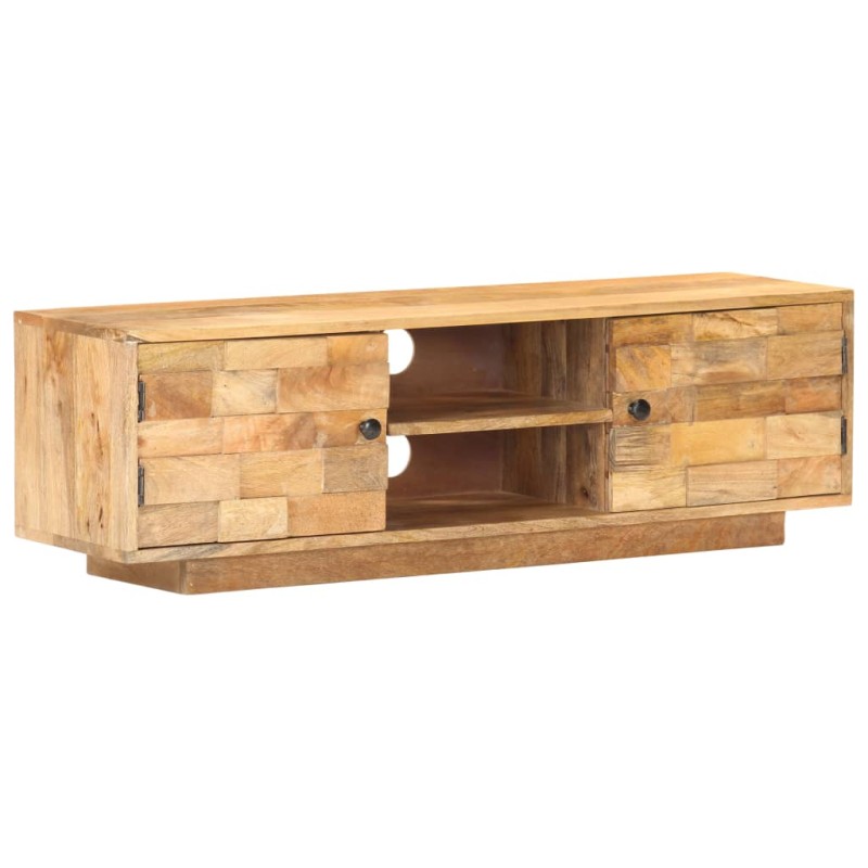 Mobile Porta TV 116x30x35 cm in Legno Massello di Mango Mobile Porta TV 116x30x35 cm in Legno Massello di Mango