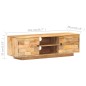 Mobile Porta TV 116x30x35 cm in Legno Massello di Mango Mobile Porta TV 116x30x35 cm in Legno Massello di Mango