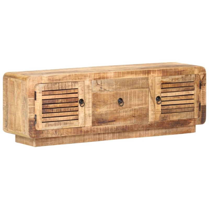 Mobile Porta TV 120x30x40 cm in Legno di Mango Grezzo Mobile Porta TV 120x30x40 cm in Legno di Mango Grezzo