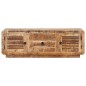 Mobile Porta TV 120x30x40 cm in Legno di Mango Grezzo Mobile Porta TV 120x30x40 cm in Legno di Mango Grezzo
