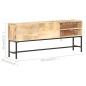Credenza 145x30x60 cm in Legno Massello di Mango Credenza 145x30x60 cm in Legno Massello di Mango