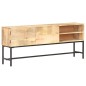 Credenza 145x30x60 cm in Legno Massello di Mango Credenza 145x30x60 cm in Legno Massello di Mango
