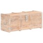 Baule 90x40x40 cm in Legno Massello di Acacia Baule 90x40x40 cm in Legno Massello di Acacia