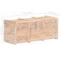 Baule 90x40x40 cm in Legno Massello di Acacia Baule 90x40x40 cm in Legno Massello di Acacia
