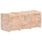 Baule 90x40x40 cm in Legno Massello di Acacia Baule 90x40x40 cm in Legno Massello di Acacia