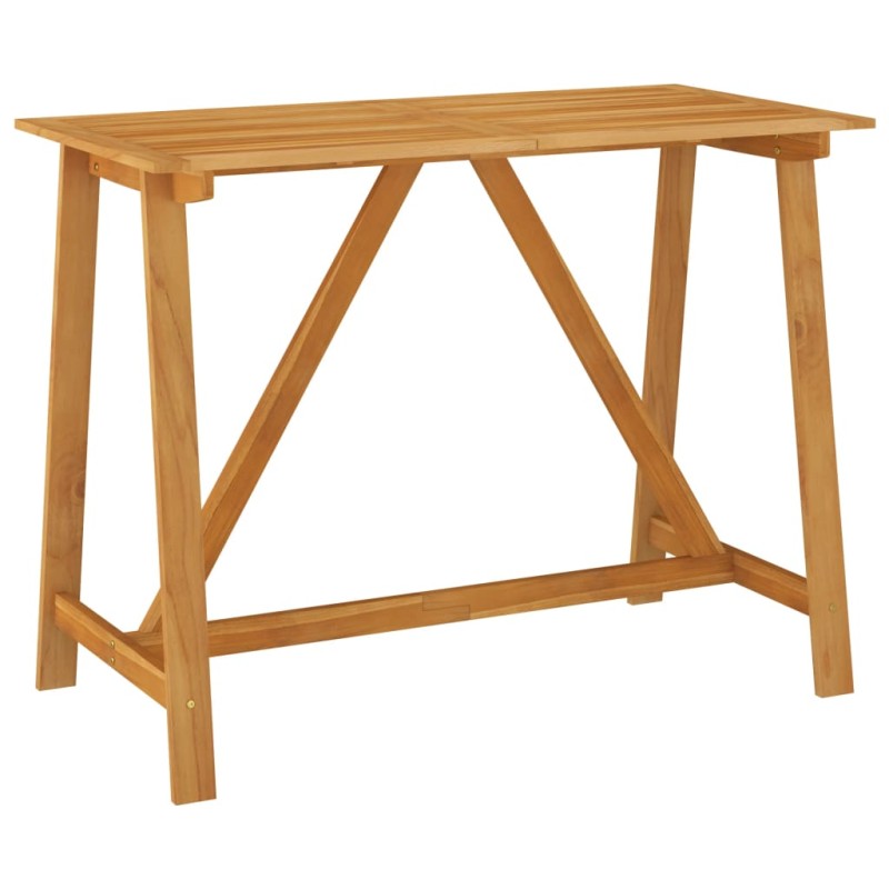 Tavolo da Bar da Giardino 140x70x104 cm in Massello di Acacia Tavolo da Bar da Giardino 140x70x104 cm in Massello di Acacia