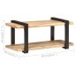 Mobile Porta TV 90x40x40 cm in Legno di Mango Grezzo Mobile Porta TV 90x40x40 cm in Legno di Mango Grezzo