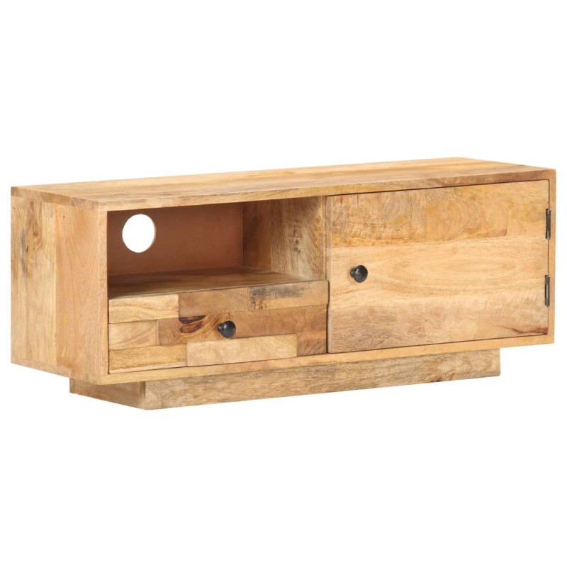 Mobile Porta TV 90x30x35 cm in Legno Massello di Mango Mobile Porta TV 90x30x35 cm in Legno Massello di Mango