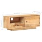 Mobile Porta TV 90x30x35 cm in Legno Massello di Mango Mobile Porta TV 90x30x35 cm in Legno Massello di Mango