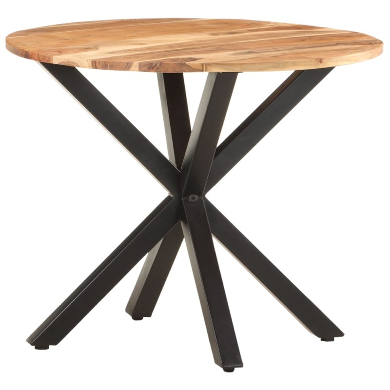 Tavolino di Servizio 68x68x56 cm in Legno Massello di Acacia Tavolino di Servizio 68x68x56 cm in Legno Massello di Acacia