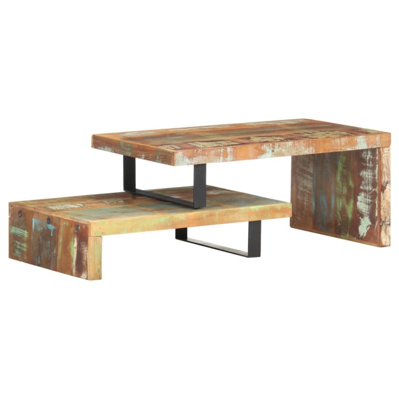 Set Tavolini da Salotto 2 pz in Legno Massello di Recupero Set Tavolini da Salotto 2 pz in Legno Massello di Recupero