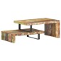 Set Tavolini da Salotto 2 pz in Legno Massello di Recupero Set Tavolini da Salotto 2 pz in Legno Massello di Recupero
