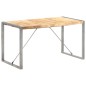 Tavolo da Pranzo 140x70x75 cm in Legno Massello di Mango Grezzo Tavolo da Pranzo 140x70x75 cm in Legno Massello di Mango Grezzo