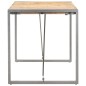 Tavolo da Pranzo 140x70x75 cm in Legno Massello di Mango Grezzo Tavolo da Pranzo 140x70x75 cm in Legno Massello di Mango Grezzo