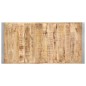 Tavolo da Pranzo 140x70x75 cm in Legno Massello di Mango Grezzo Tavolo da Pranzo 140x70x75 cm in Legno Massello di Mango Grezzo