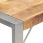 Tavolo da Pranzo 140x70x75 cm in Legno Massello di Mango Grezzo Tavolo da Pranzo 140x70x75 cm in Legno Massello di Mango Grezzo
