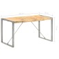 Tavolo da Pranzo 140x70x75 cm in Legno Massello di Mango Grezzo Tavolo da Pranzo 140x70x75 cm in Legno Massello di Mango Grezzo