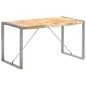 Tavolo da Pranzo 140x70x75 cm in Legno Massello di Mango Grezzo Tavolo da Pranzo 140x70x75 cm in Legno Massello di Mango Grezzo