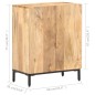 Credenza 60x35x77 cm in Legno Massello di Mango Credenza 60x35x77 cm in Legno Massello di Mango