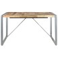 Tavolo da Pranzo 140x140x75 cm in Legno di Mango Grezzo Tavolo da Pranzo 140x140x75 cm in Legno di Mango Grezzo