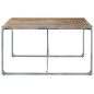 Tavolo da Pranzo 140x140x75 cm in Legno di Mango Grezzo Tavolo da Pranzo 140x140x75 cm in Legno di Mango Grezzo