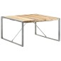 Tavolo da Pranzo 140x140x75 cm in Legno di Mango Grezzo Tavolo da Pranzo 140x140x75 cm in Legno di Mango Grezzo
