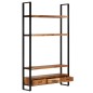 vidaXL Libreria 118x30x200 cm in Legno Massello di Acacia vidaXL Libreria 118x30x200 cm in Legno Massello di Acacia