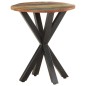 Tavolino di Servizio 48x48x56 cm in Legno Massello di Recupero Tavolino di Servizio 48x48x56 cm in Legno Massello di Recupero