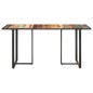 vidaXL Tavolo da Pranzo 160 cm in Legno Massello di Recupero