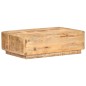 Tavolino da Caffè 90x60x29 cm in Legno di Mango Grezzo