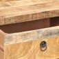 Tavolino da Caffè 90x60x29 cm in Legno di Mango Grezzo