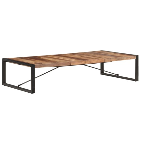 Tavolino 180x90x40 cm in Legno Massello con Finitura Sheesham