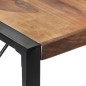 Tavolo da Pranzo 140x140x75 cm Legno Massello Finitura Sheesham Tavolo da Pranzo 140x140x75 cm Legno Massello Finitura Sheesham